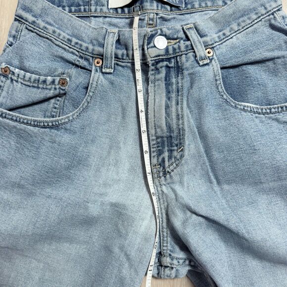 VTG 90s GAP Wide Leg Jeans Made in USA 28x30 Baggy Thrashed Grunge Skater Unisex - Picture 10 of 16